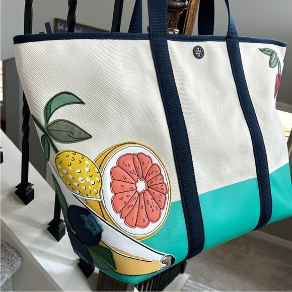 Tory Burch Penn Appliqué Tote - Picture 3 of 11